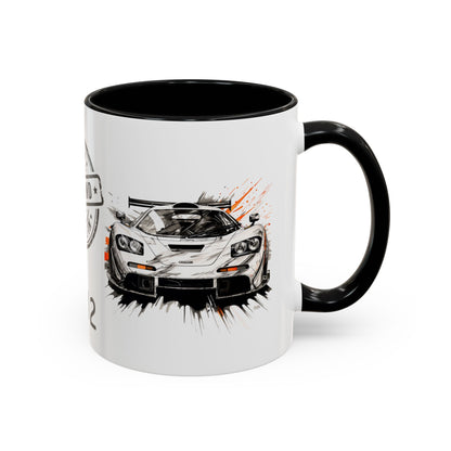 V12 British Supercar Art Accent Coffee Mug, 11oz mug