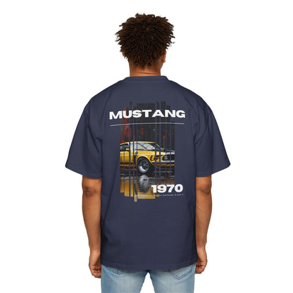 1970 Ford Mustang Boss 302 Oversized T-Shirt - Vintage Muscle Car Apparel - FMB - M006 - Petrosexuals