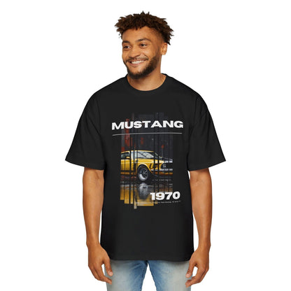 1970 Ford Mustang Boss 302 Oversized T-Shirt - Vintage Muscle Car Apparel - FMB - M006 - Petrosexuals