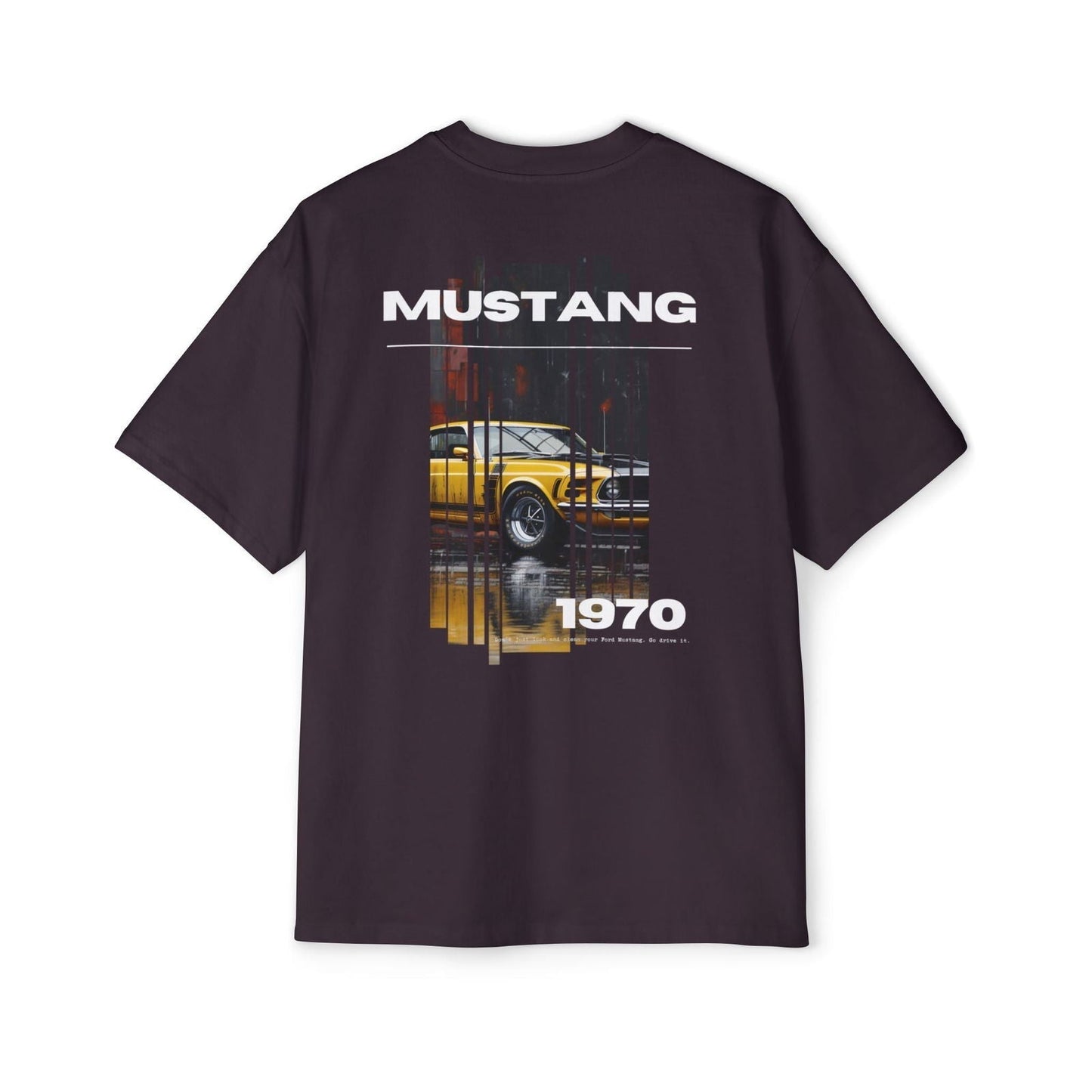 1970 Ford Mustang Boss 302 Oversized T-Shirt - Vintage Muscle Car Apparel - FMB - M006 - Petrosexuals