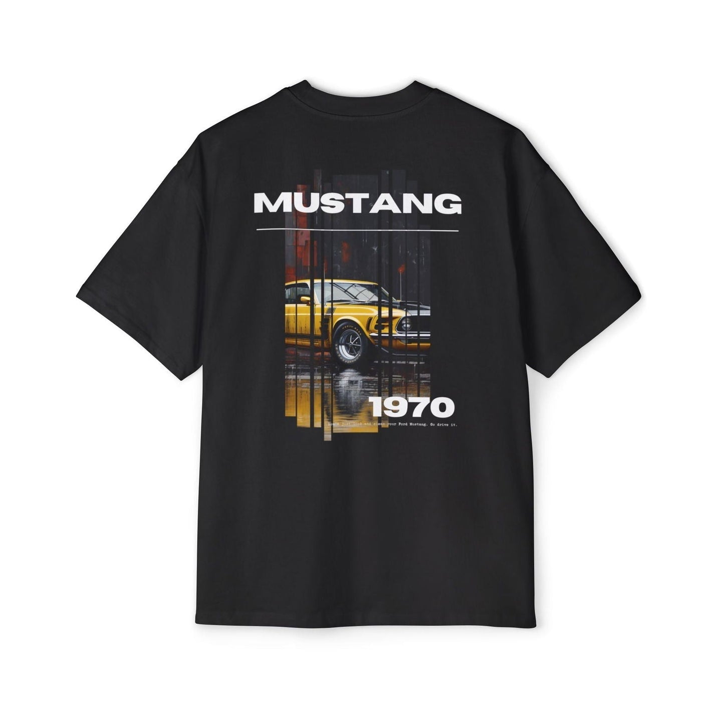 1970 Ford Mustang Boss 302 Oversized T-Shirt - Vintage Muscle Car Apparel - FMB - M006 - Petrosexuals