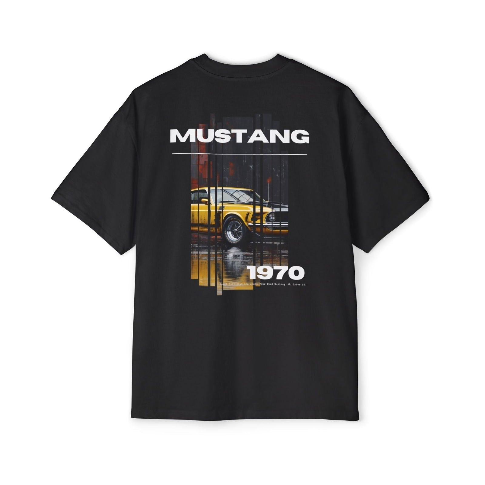 1970 Ford Mustang Boss 302 Oversized T-Shirt - Vintage Muscle Car Apparel - FMB - M006 - Petrosexuals