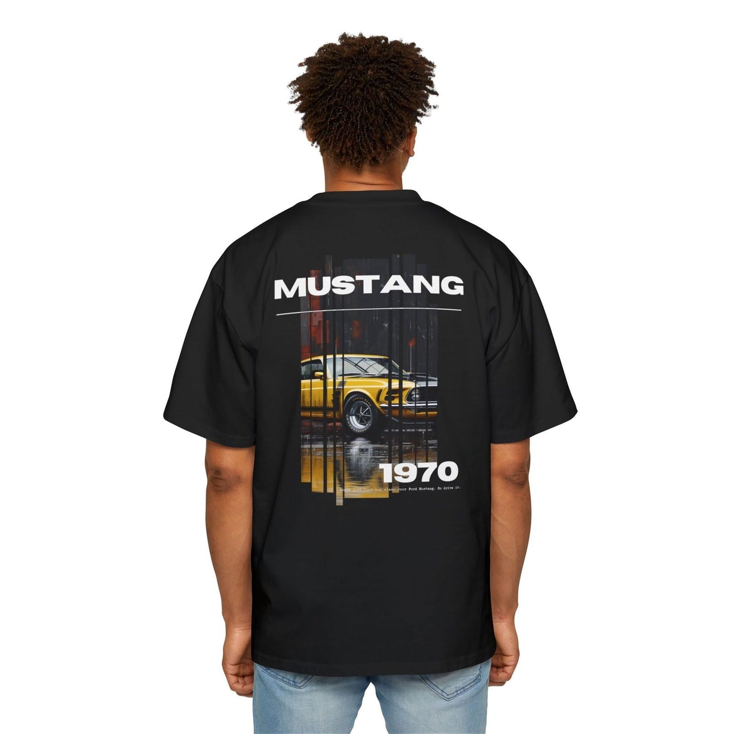 1970 Ford Mustang Boss 302 Oversized T-Shirt - Vintage Muscle Car Apparel - FMB - M006 - Petrosexuals