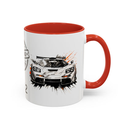 V12 British Supercar Art Accent Coffee Mug, 11oz mug