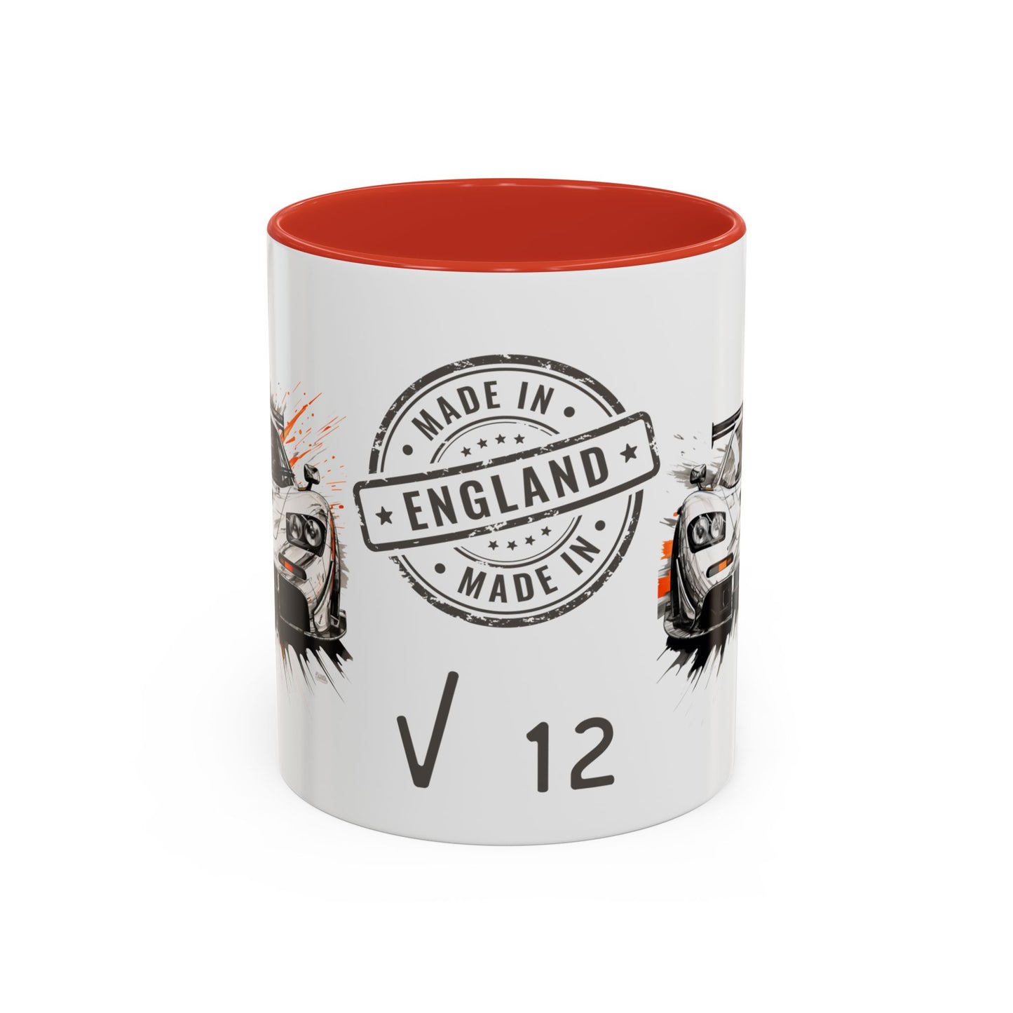 V12 British Supercar Art Accent Coffee Mug, 11oz mug