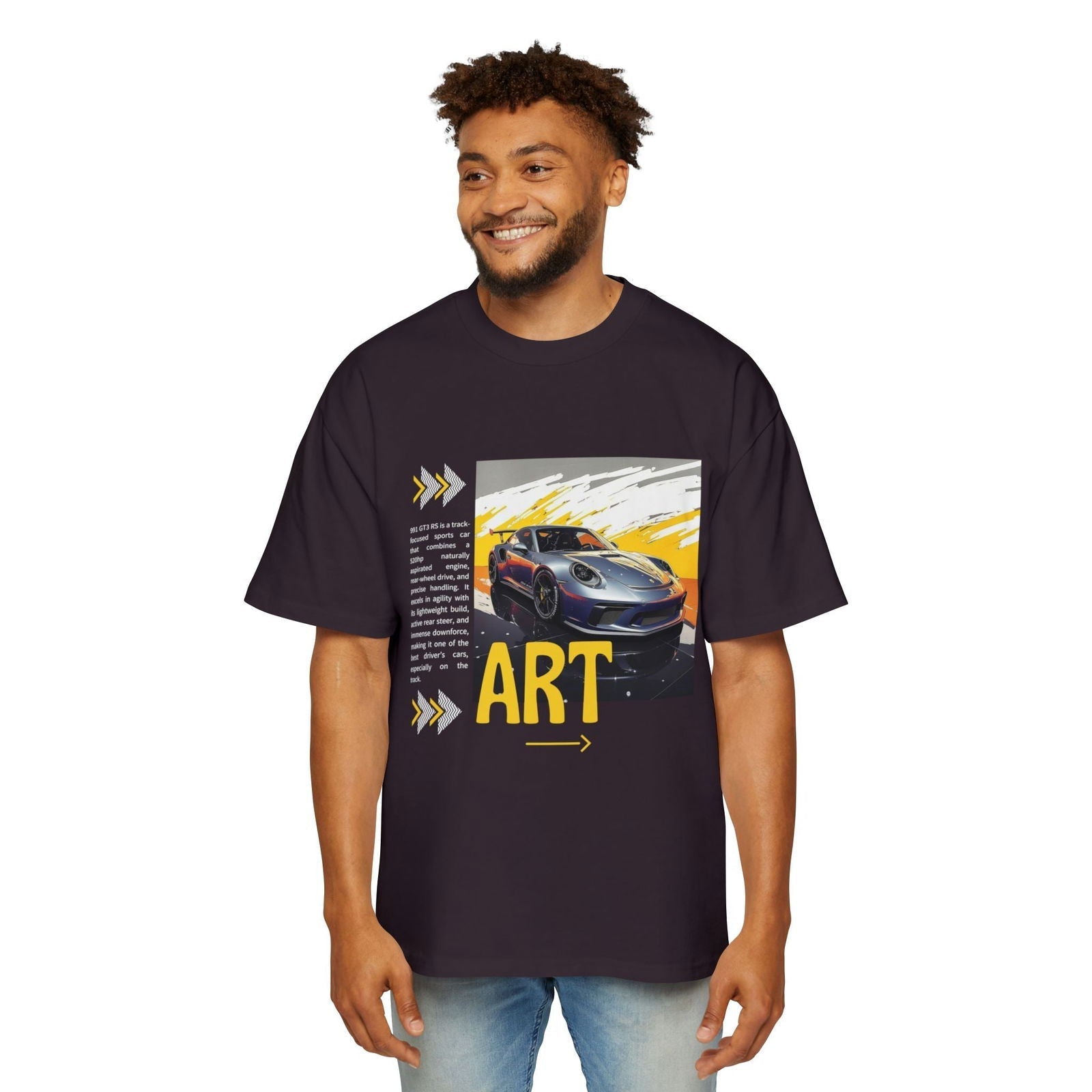 Porsche 911 GT3 RS Oversized T-Shirt - P991GT3-OM001 - Petrosexuals -  - 