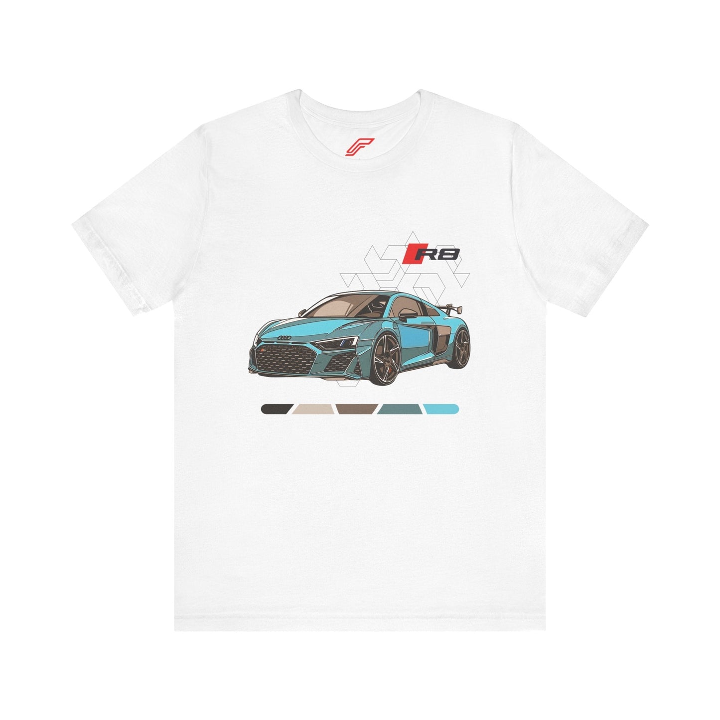 Audi R8 Type 4S T-Shirt - Vector Art Graphics - AR8 - U001 - Petrosexuals