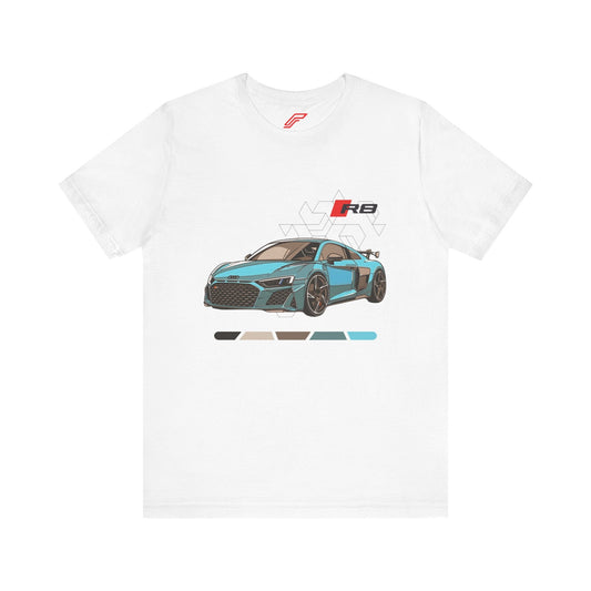 Audi R8 Type 4S T-Shirt - Vector Art Graphics - AR8 - U001 - Petrosexuals