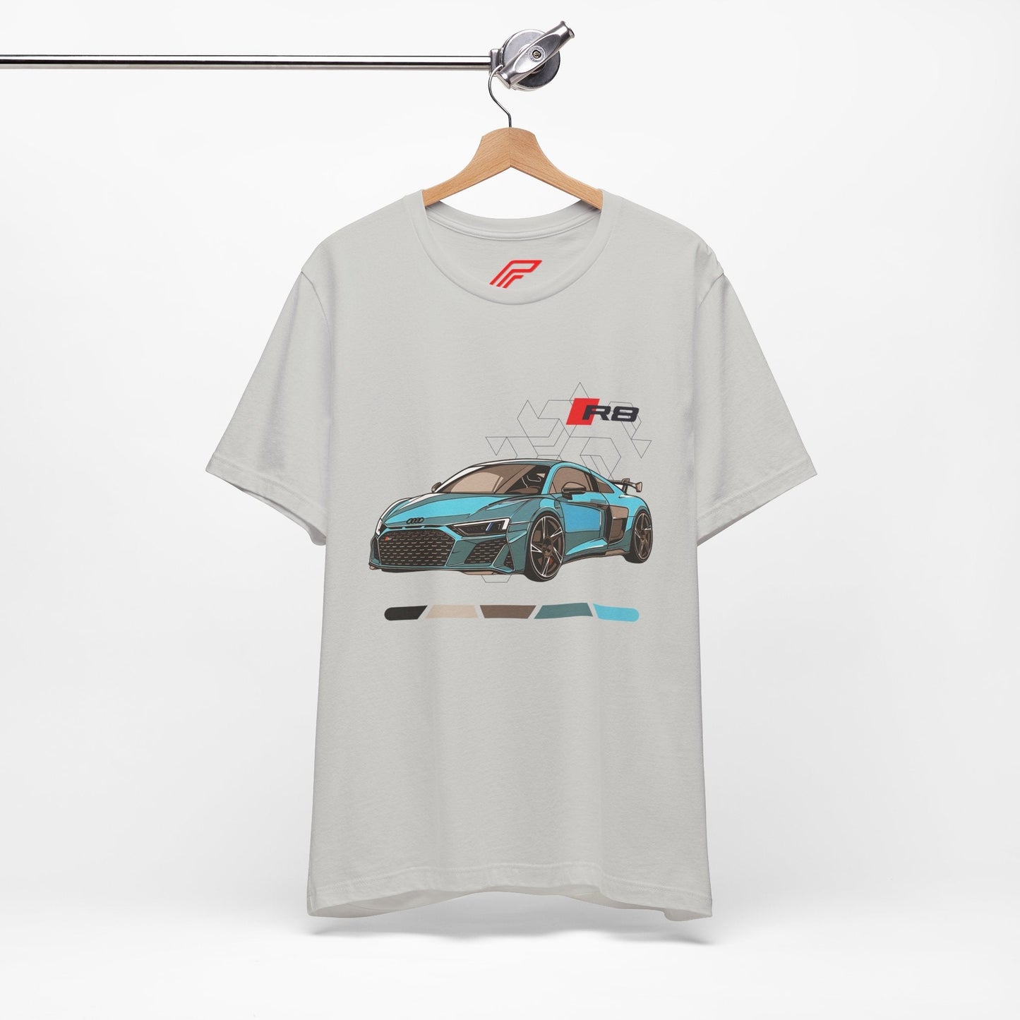 Audi R8 Type 4S T-Shirt - Vector Art Graphics - AR8 - U001 - Petrosexuals