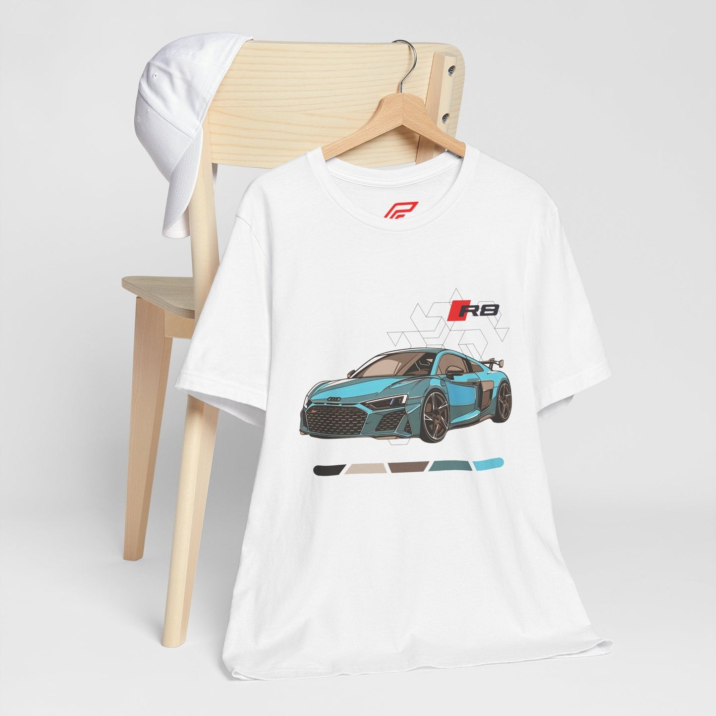 Audi R8 Type 4S T-Shirt - Vector Art Graphics - AR8 - U001 - Petrosexuals