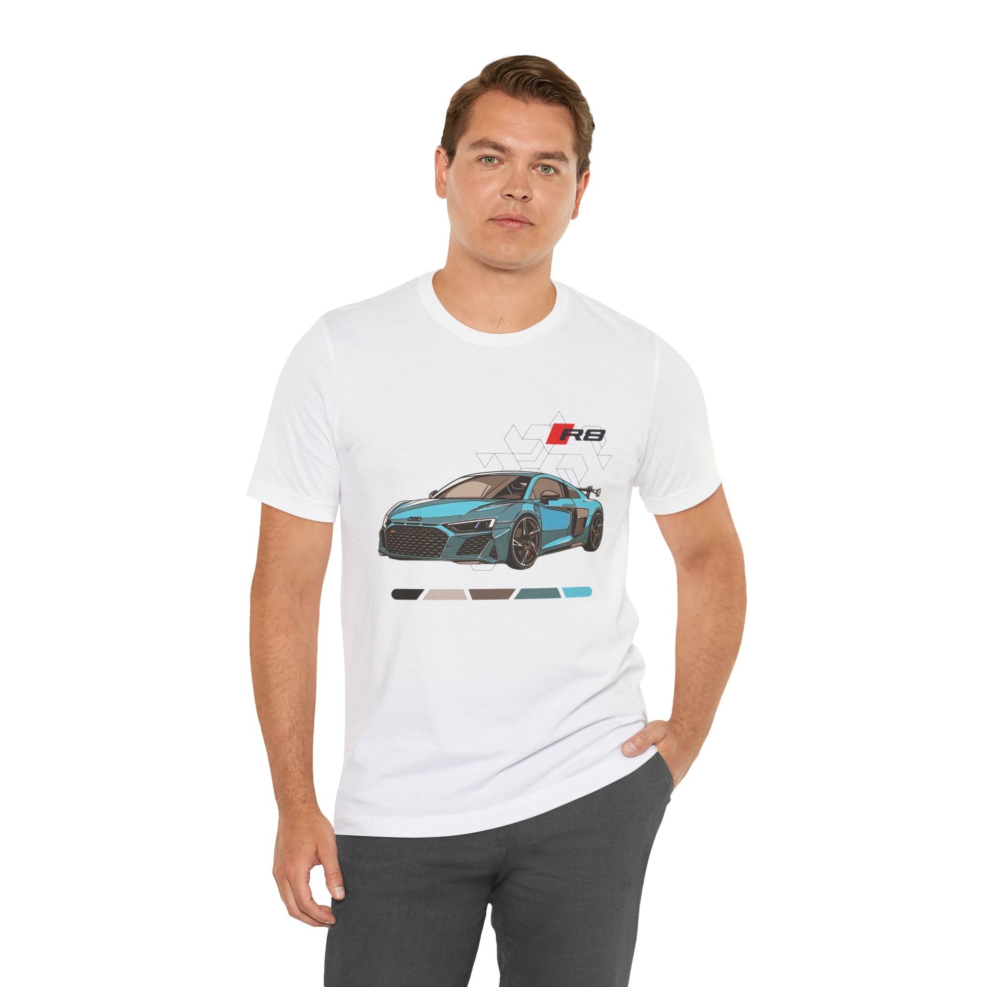 Audi R8 Type 4S T-Shirt - Vector Art Graphics - AR8 - U001 - Petrosexuals