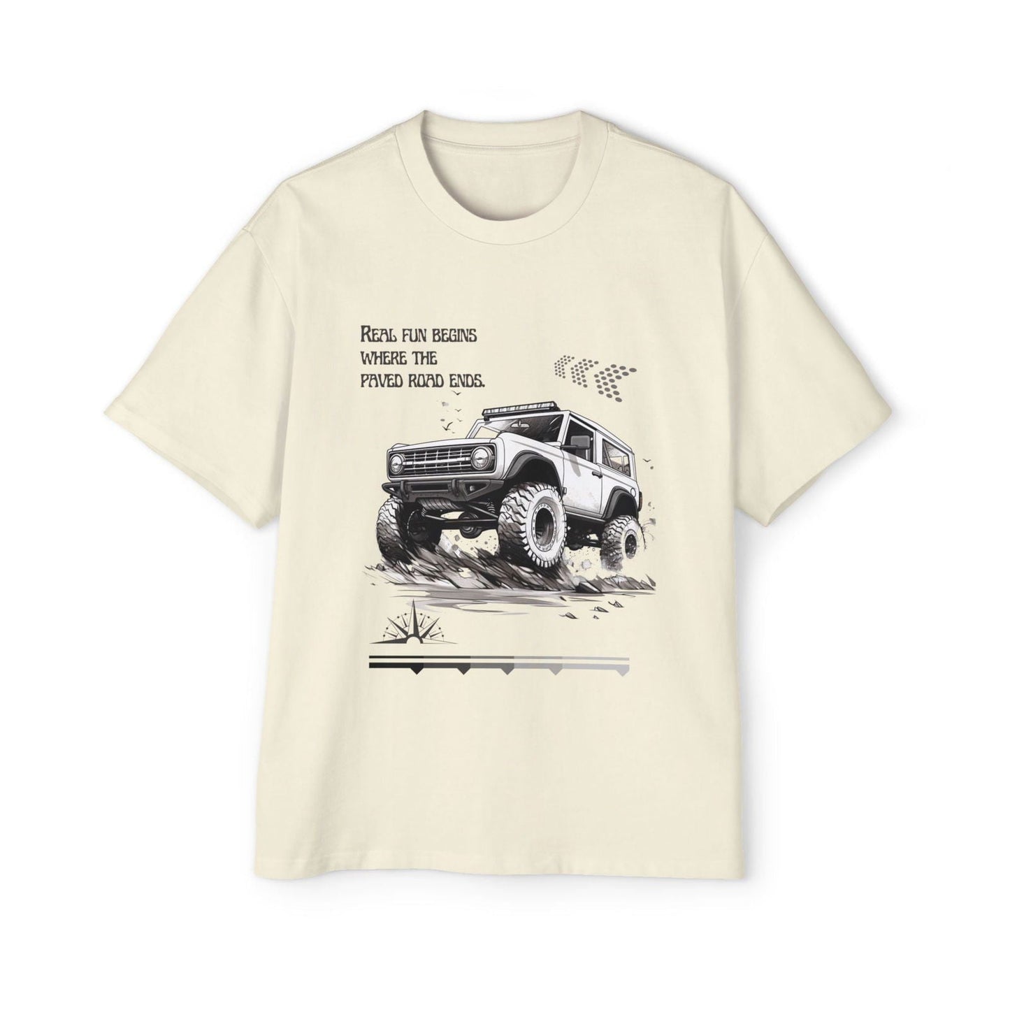 Ford Bronco Oversized T-Shirt | Exclusive Off - Road Adventure Apparel - FB - OM002 - Petrosexuals