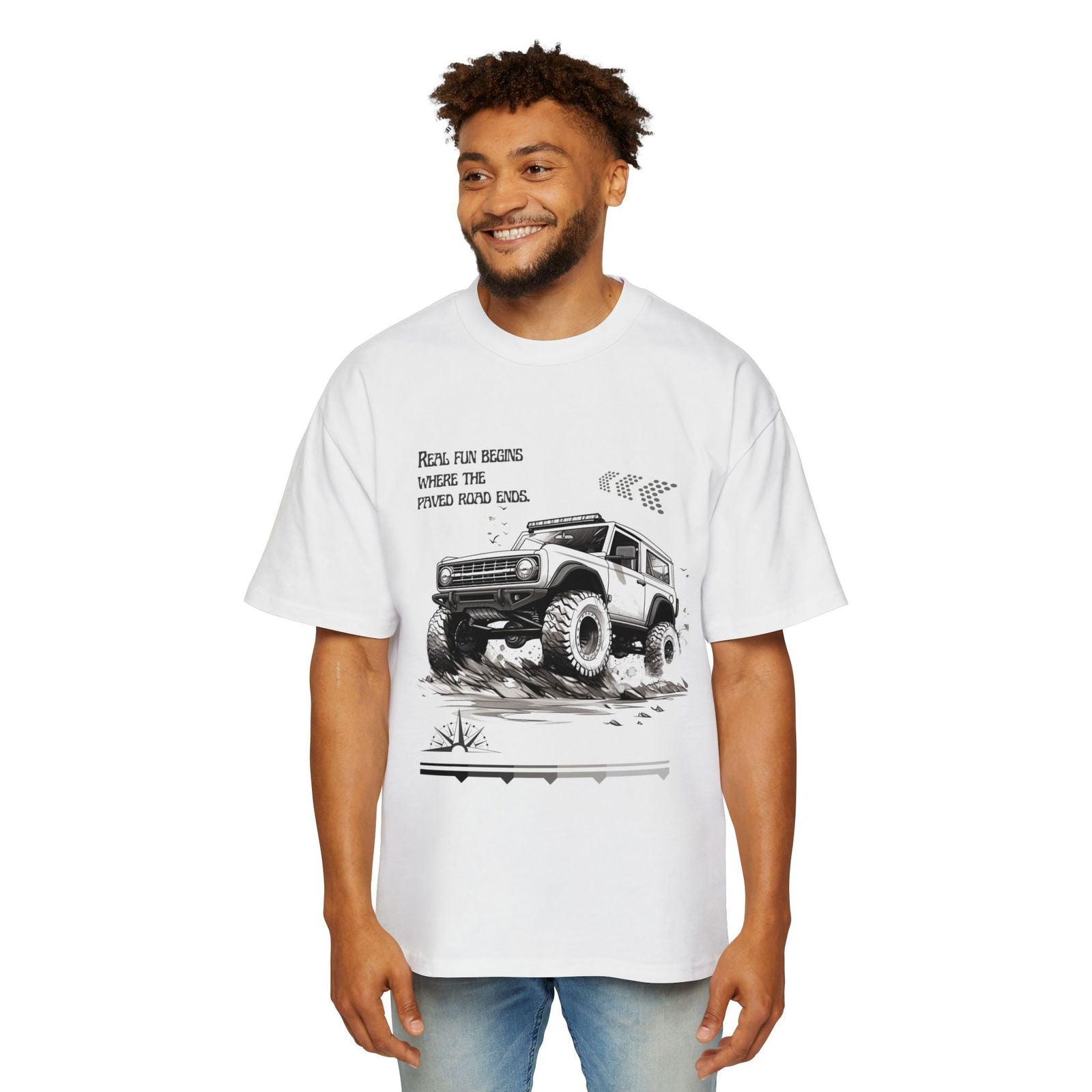 Ford Bronco Oversized T-Shirt | Exclusive Off - Road Adventure Apparel - FB - OM002 - Petrosexuals