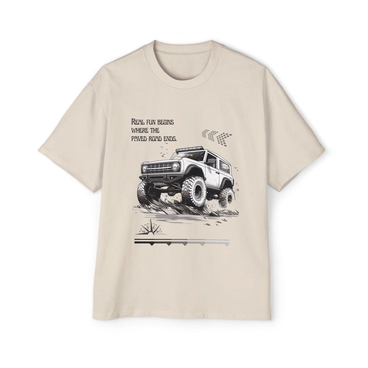 Ford Bronco Oversized T-Shirt | Exclusive Off - Road Adventure Apparel - FB - OM002 - Petrosexuals