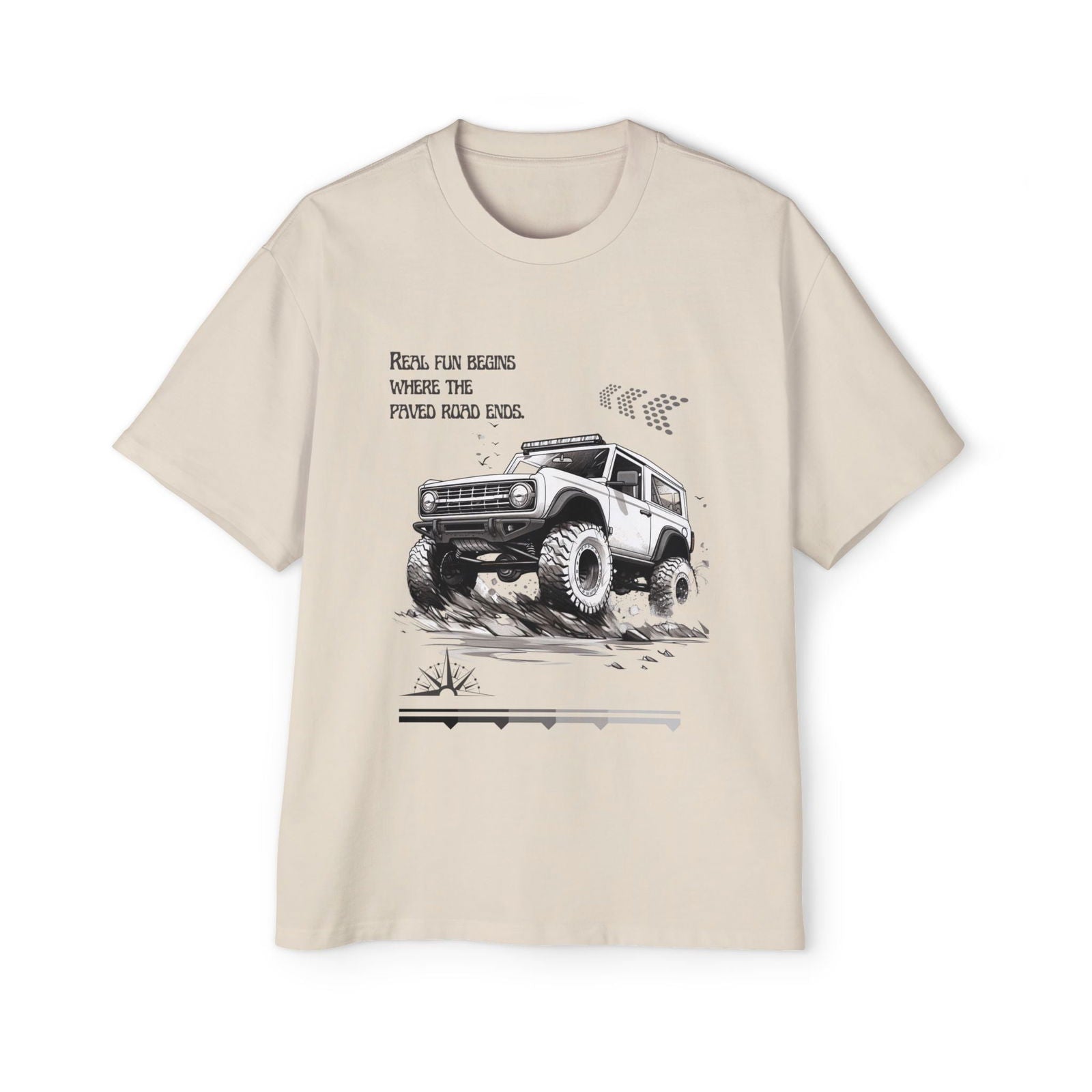 Ford Bronco Oversized T-Shirt | Exclusive Off - Road Adventure Apparel - FB - OM002 - Petrosexuals