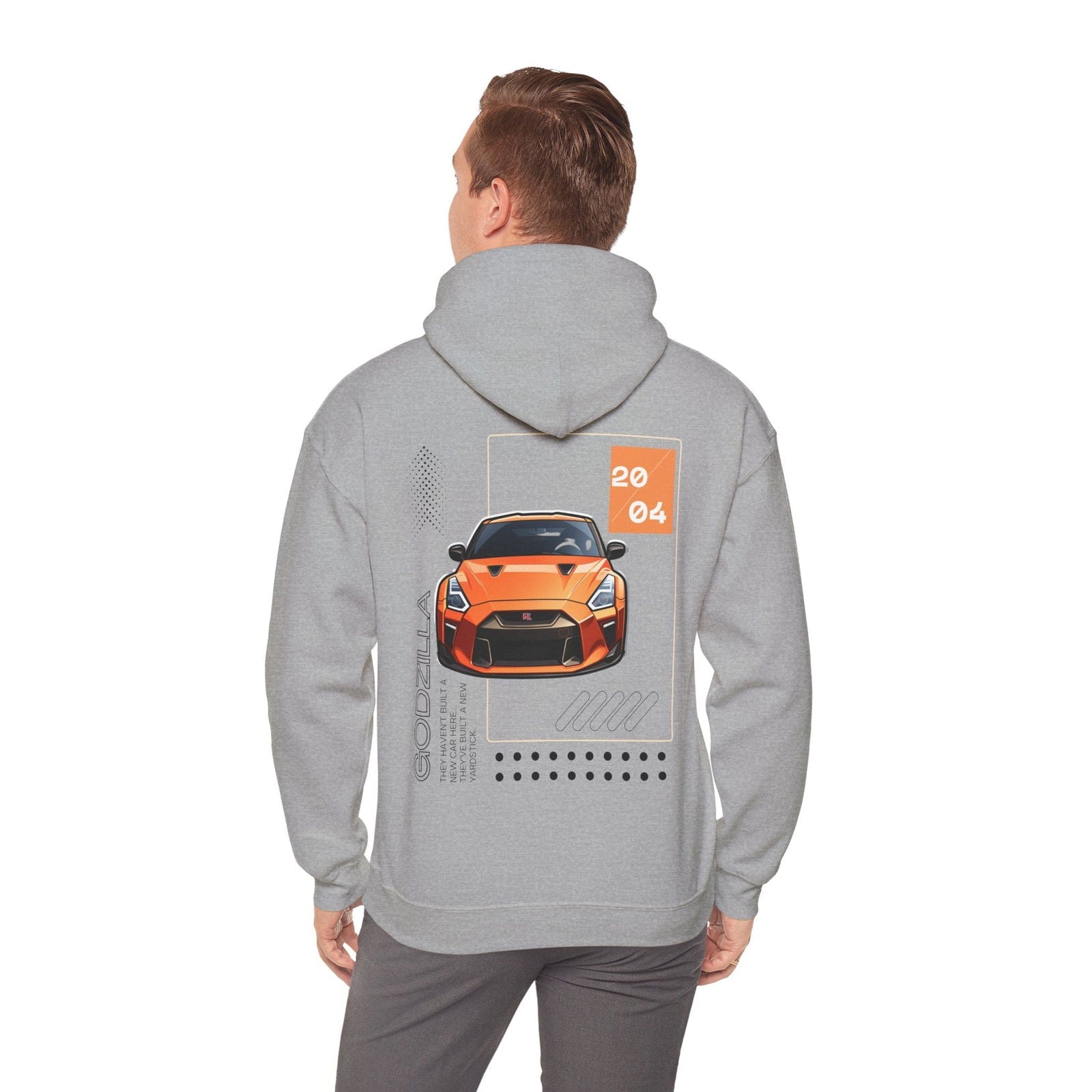 Orange Nissan R35 GTR Hoodie | NGTR35 - UH002 - Petrosexuals