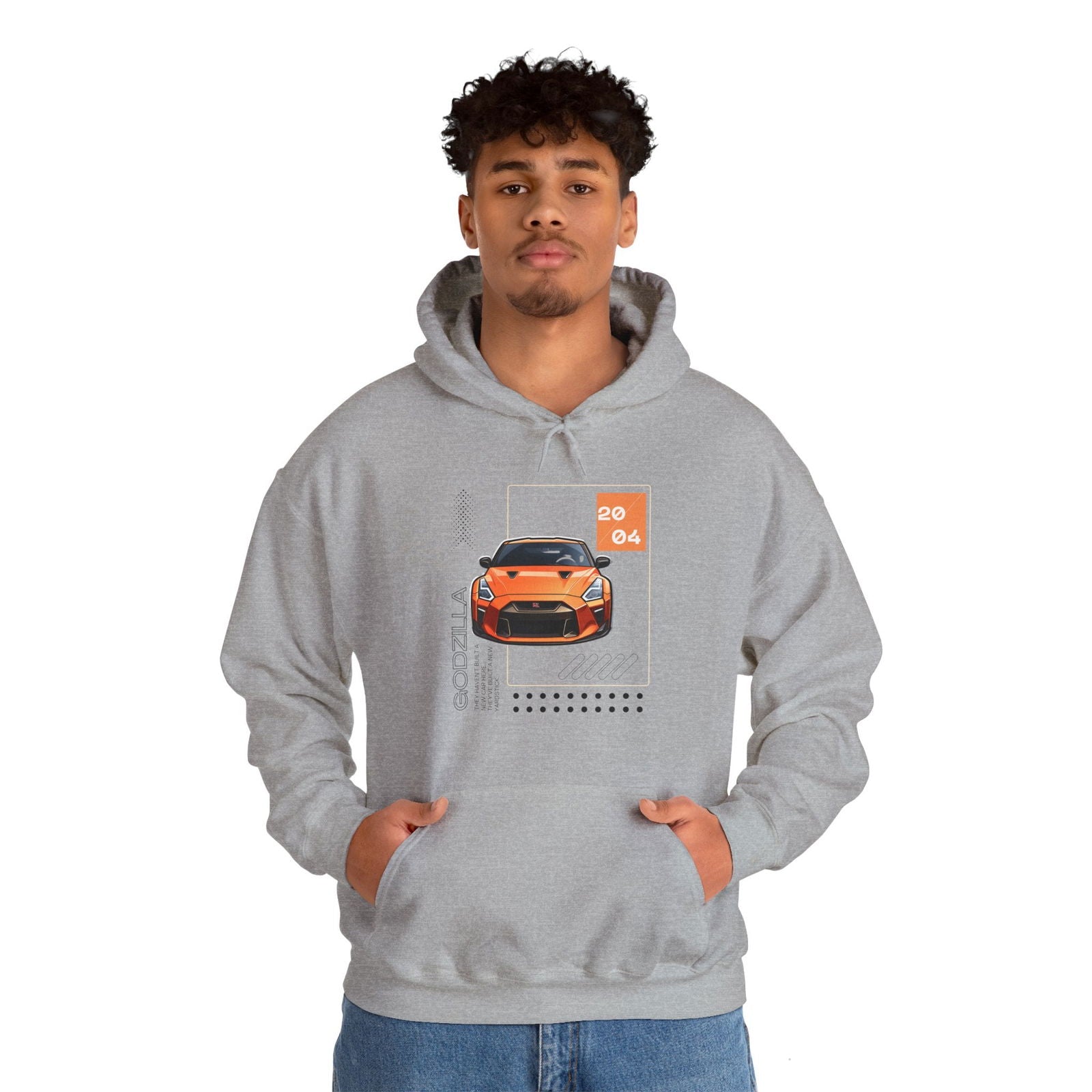 Orange Nissan R35 GTR Hoodie | NGTR35 - UH002 - Petrosexuals