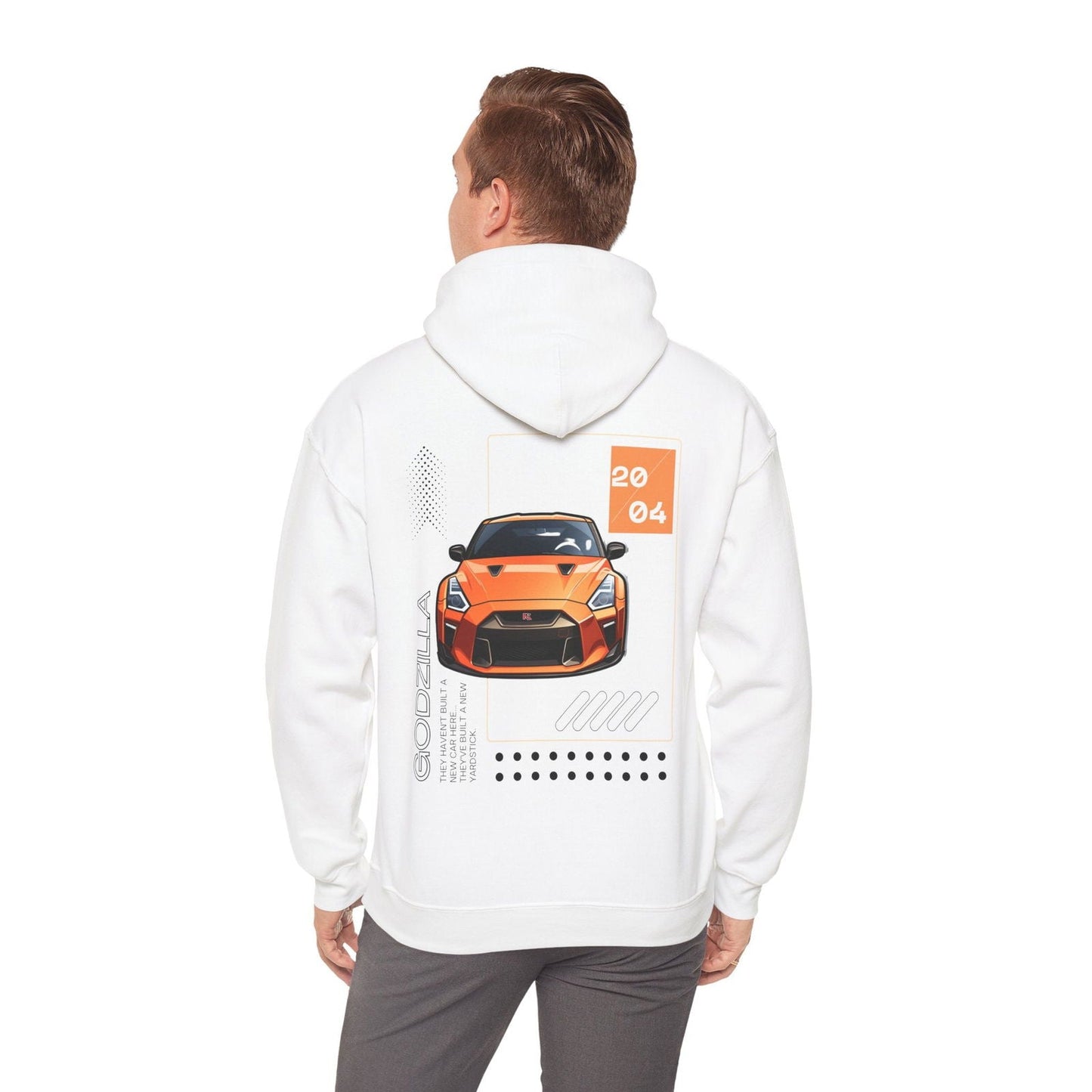 Orange Nissan R35 GTR Hoodie | NGTR35 - UH002 - Petrosexuals