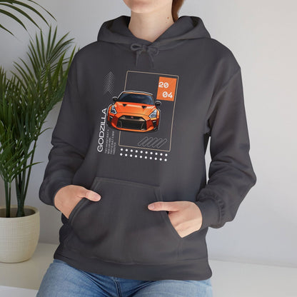 Orange Nissan R35 GTR Hoodie | NGTR35 - UH002 - Petrosexuals