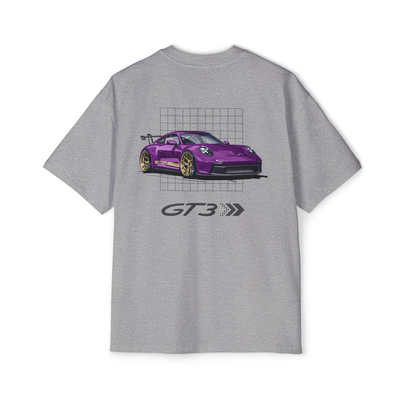 Purple 911 GT3 Oversized T-Shirt | Men’s Heavy Oversized Tee | P992GT3 - OM001 - Petrosexuals