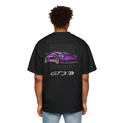 Purple 911 GT3 Oversized T-Shirt | Men’s Heavy Oversized Tee | P992GT3 - OM001 - Petrosexuals