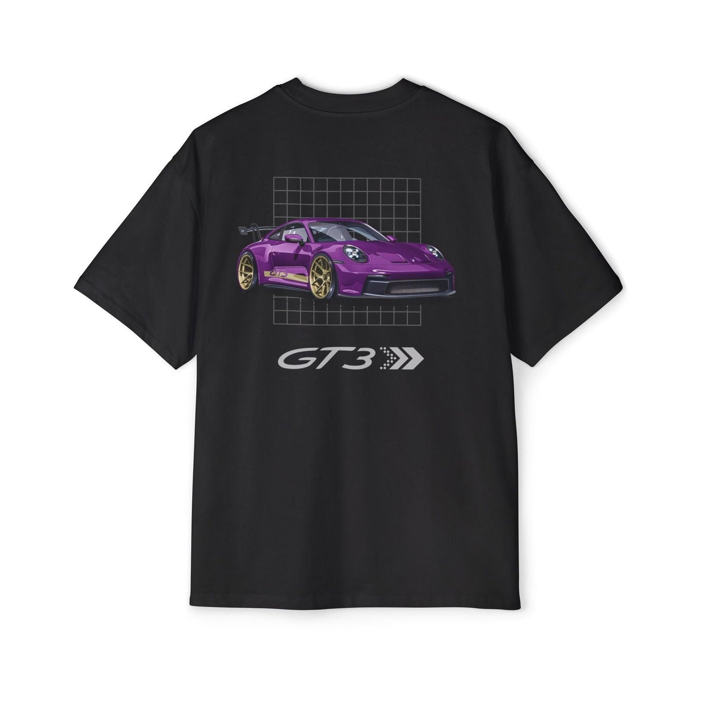 Purple 911 GT3 Oversized T-Shirt | Men’s Heavy Oversized Tee | P992GT3 - OM001 - Petrosexuals