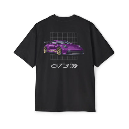 Purple 911 GT3 Oversized T-Shirt | Men’s Heavy Oversized Tee | P992GT3 - OM001 - Petrosexuals