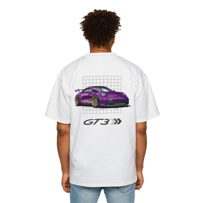 Purple 911 GT3 Oversized T-Shirt | Men’s Heavy Oversized Tee | P992GT3 - OM001 - Petrosexuals