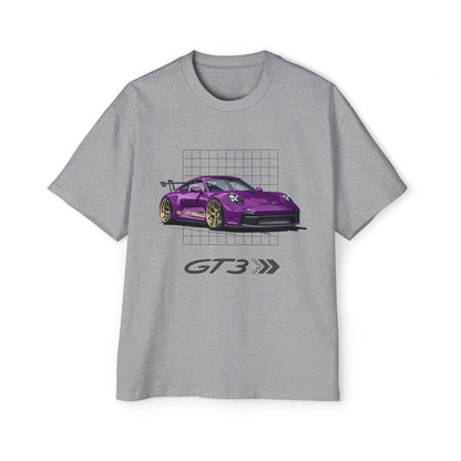 Purple 911 GT3 Oversized T-Shirt | Men’s Heavy Oversized Tee | P992GT3 - OM001 - Petrosexuals