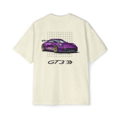 Purple 911 GT3 Oversized T-Shirt | Men’s Heavy Oversized Tee | P992GT3 - OM001 - Petrosexuals