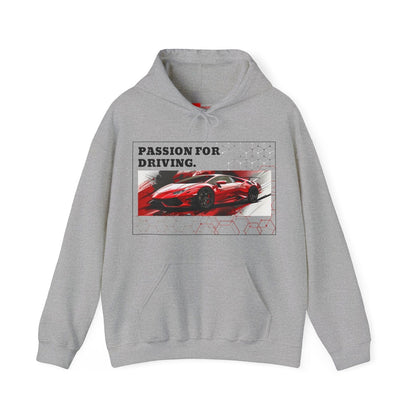 Red Lamborghini Huracan Hooded Sweatshirt | LH - UH001 - Petrosexuals