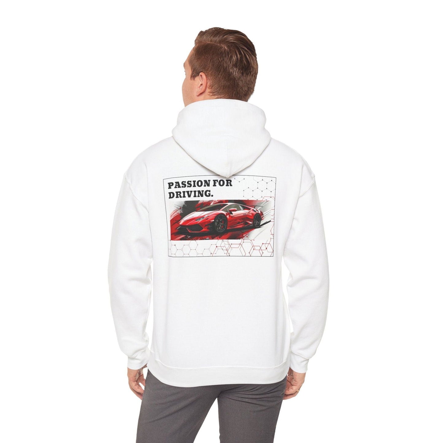 Red Lamborghini Huracan Hooded Sweatshirt | LH - UH001 - Petrosexuals