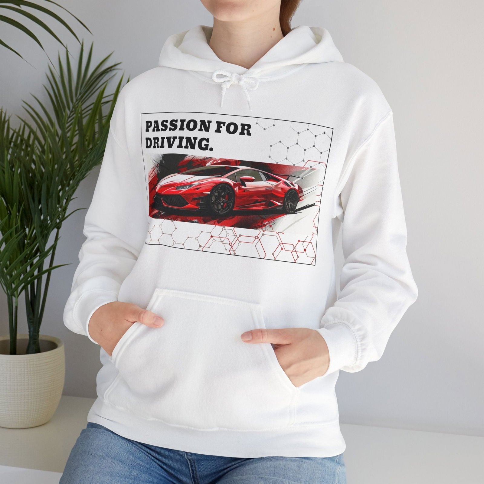 Red Lamborghini Huracan Hooded Sweatshirt | LH - UH001 - Petrosexuals