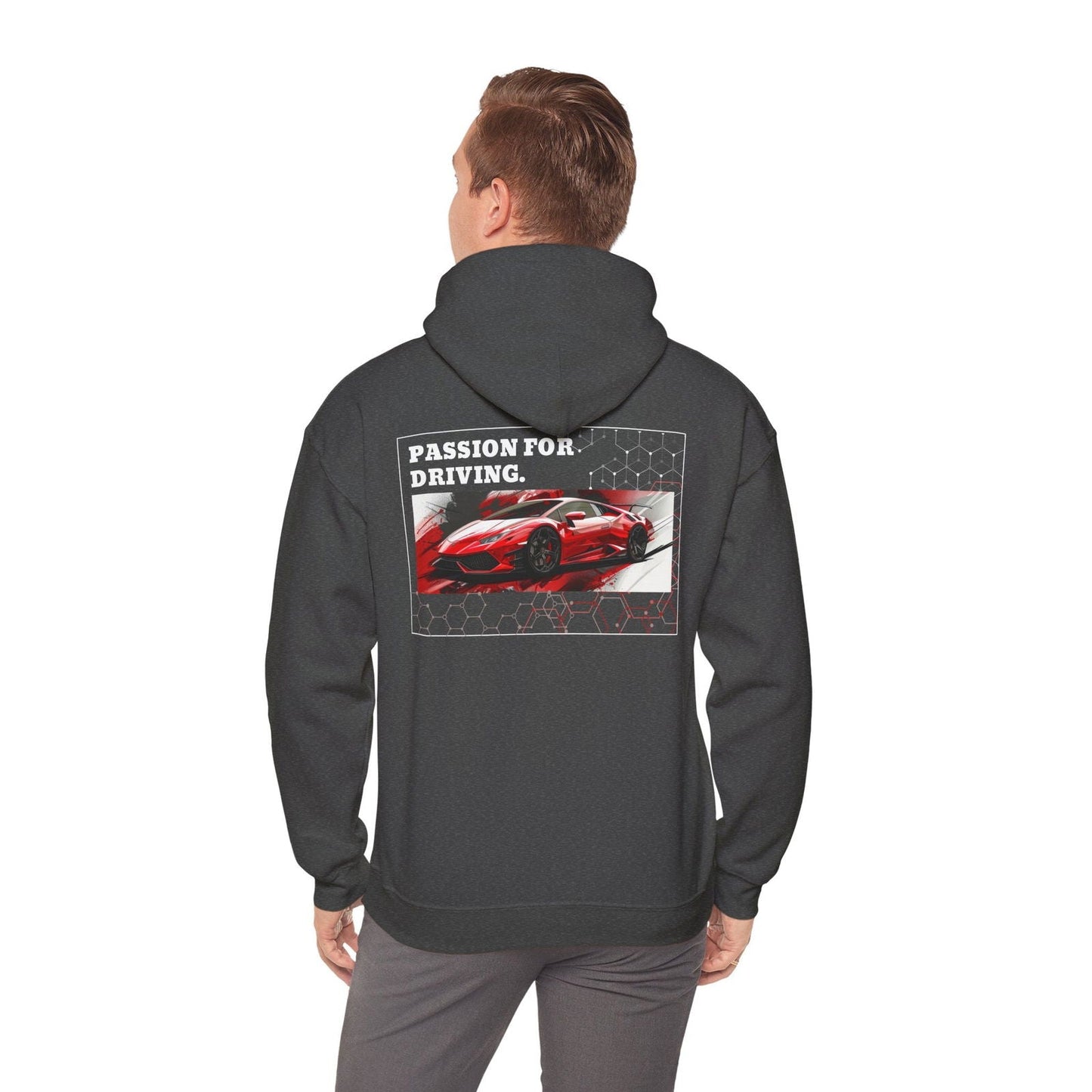 Red Lamborghini Huracan Hooded Sweatshirt | LH - UH001 - Petrosexuals