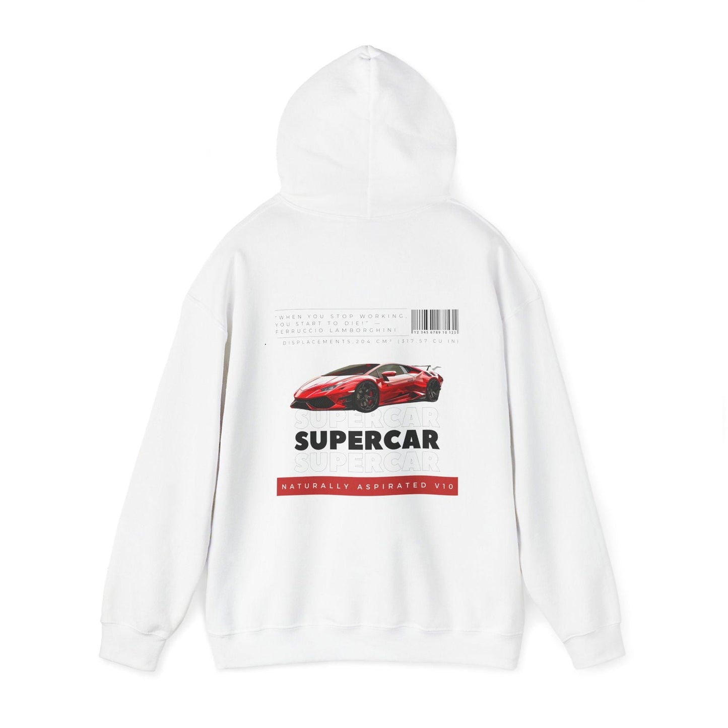 Red Lamborghini Huracan Hoodie | LH - UH002 - Petrosexuals