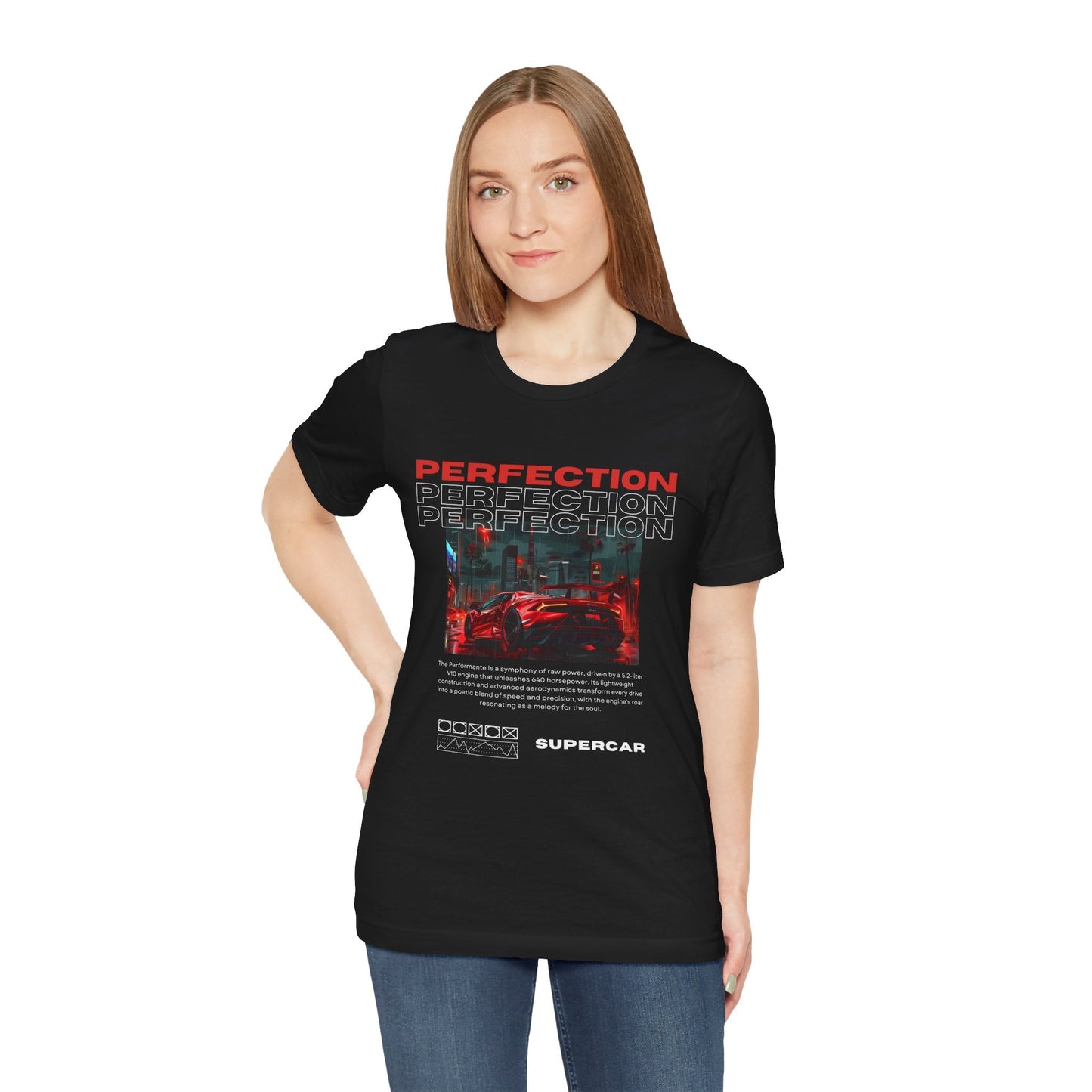 Red Lamborghini Huracan Print T-Shirt - Petrosexuals