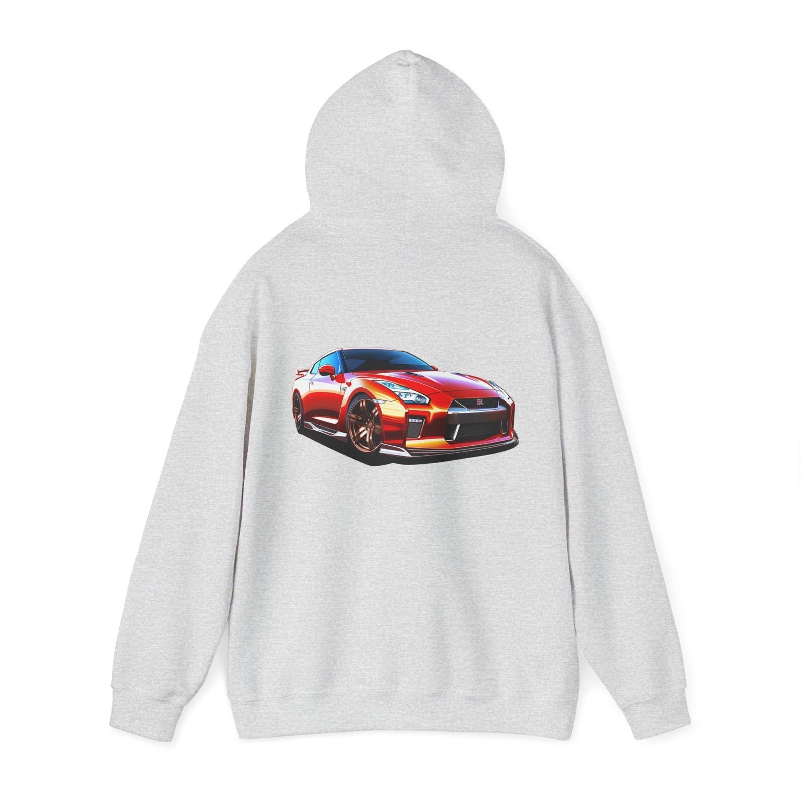 Red Nissan R35 GTR Unisex Hoodie - GTR Hooded Sweatshirt | NGTR35 - UH007 - Petrosexuals