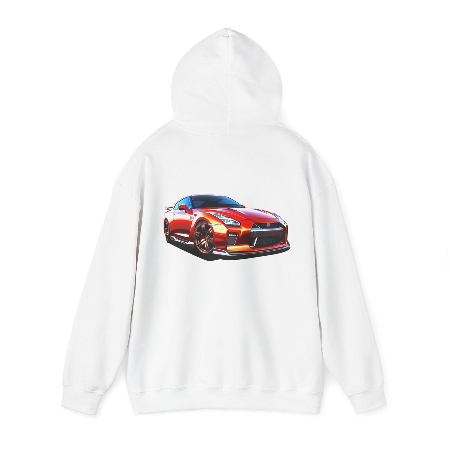 Red Nissan R35 GTR Unisex Hoodie - GTR Hooded Sweatshirt | NGTR35 - UH007 - Petrosexuals