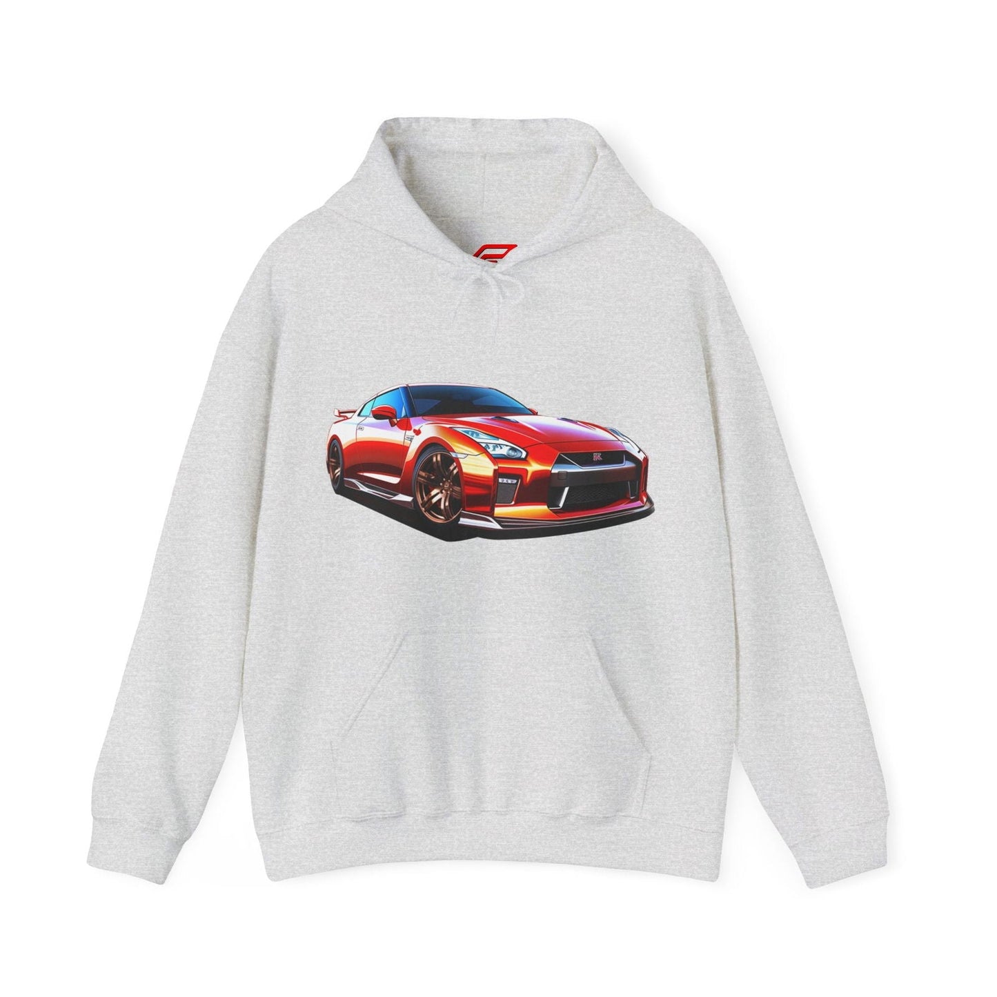 Red Nissan R35 GTR Unisex Hoodie - GTR Hooded Sweatshirt | NGTR35 - UH007 - Petrosexuals