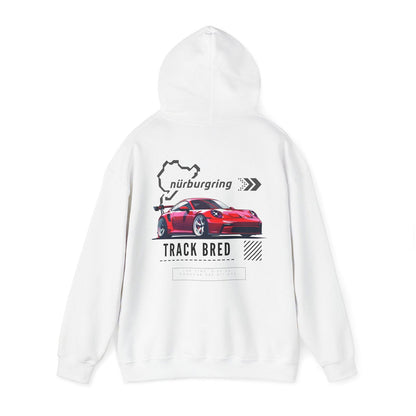 Red Porsche 992 911 GT3 RS with Nürburgring Track Hoodie | P992GT3 - UH008 - Petrosexuals