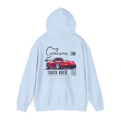 Red Porsche 992 911 GT3 RS with Nürburgring Track Hoodie | P992GT3 - UH008 - Petrosexuals