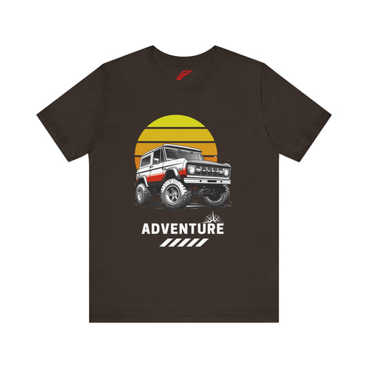 Vintage Ford Bronco T-Shirt With Retro Sunset Graphics| FB - U006 - Petrosexuals