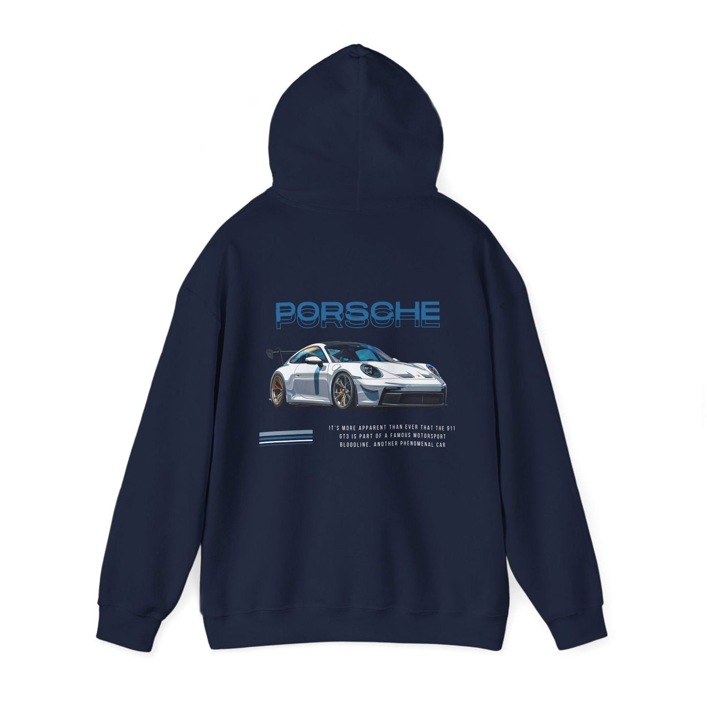 White 992 Porsche 911 GT3 RS Hoodie | P992GT3 - UH006 - Petrosexuals