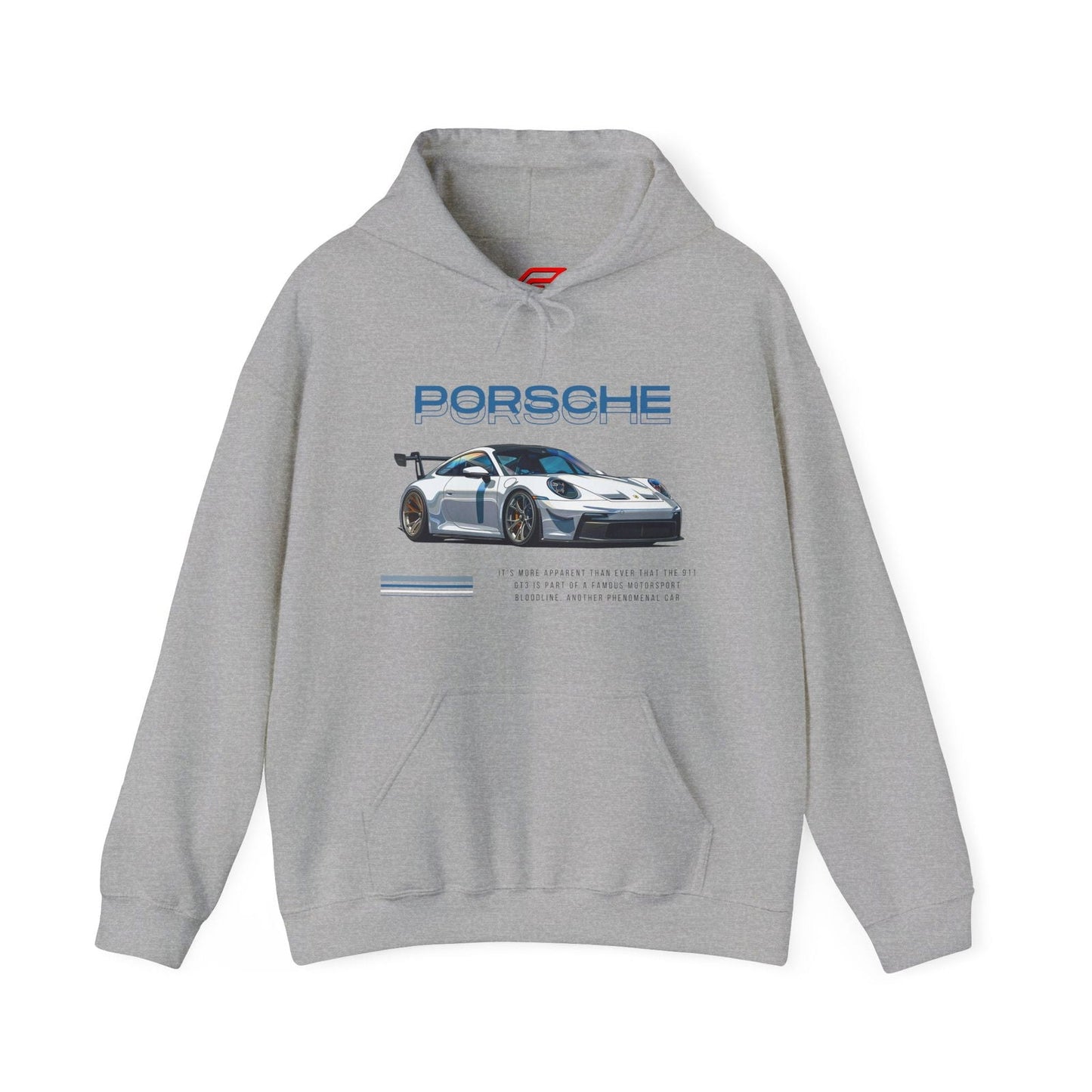 White 992 Porsche 911 GT3 RS Hoodie | P992GT3 - UH006 - Petrosexuals