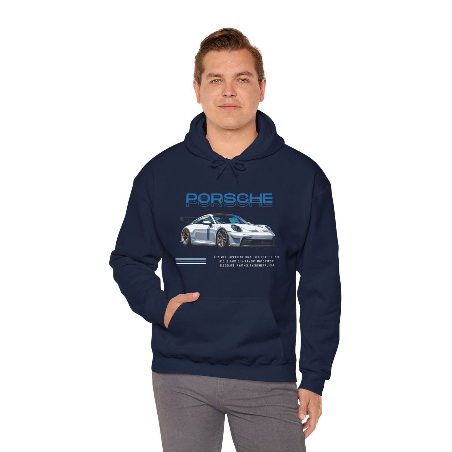 White 992 Porsche 911 GT3 RS Hoodie | P992GT3 - UH006 - Petrosexuals