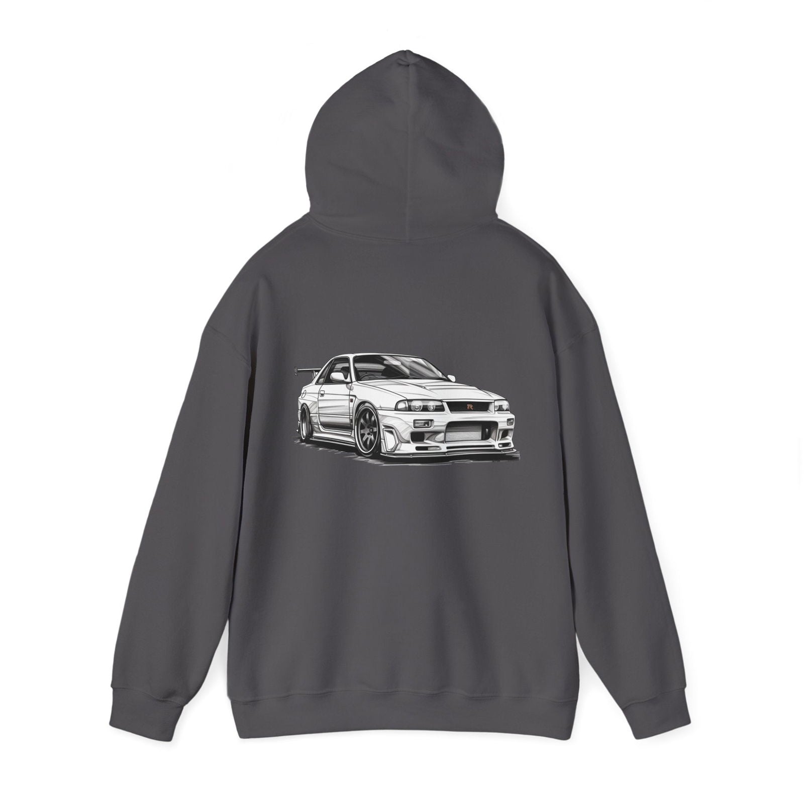 White Nissan R34 GTR 5 Unisex Hoodie | NGTR34 - UH002 - Petrosexuals