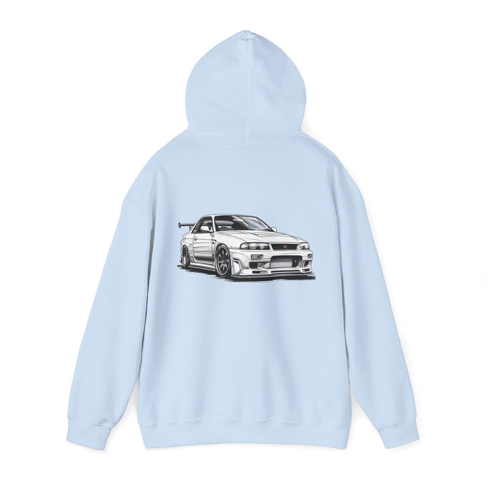 White Nissan R34 GTR 5 Unisex Hoodie | NGTR34 - UH002 - Petrosexuals