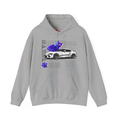 White Toyota Supra MK5 Hoodie | TSMK5 - UH002 - Petrosexuals