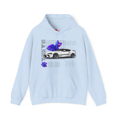 White Toyota Supra MK5 Hoodie | TSMK5 - UH002 - Petrosexuals