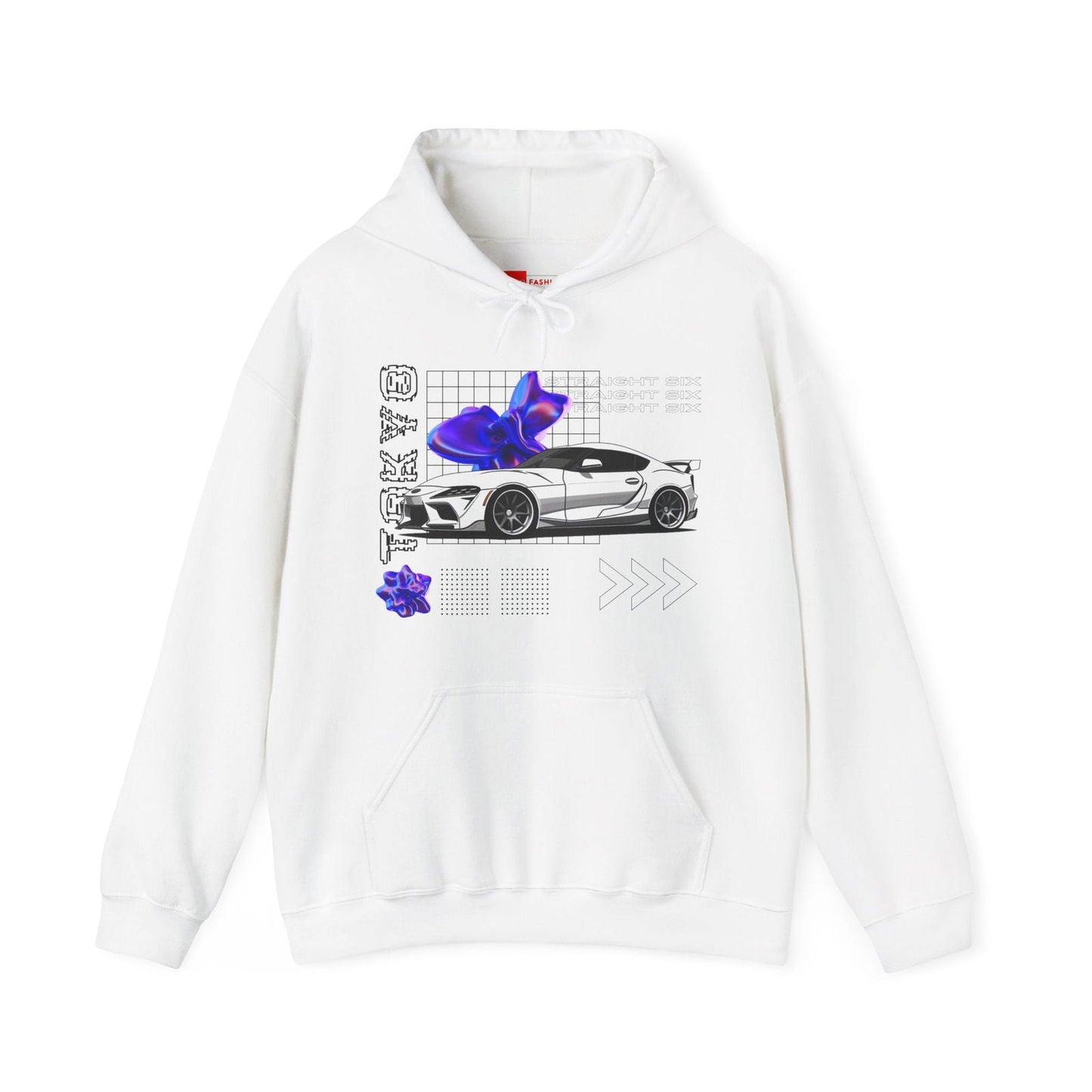 White Toyota Supra MK5 Hoodie | TSMK5 - UH002 - Petrosexuals